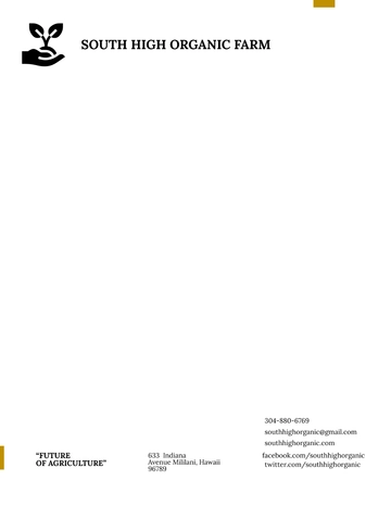 Free Farm Letterhead Template to Edit Online