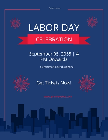 Free Labor Day Celebration Flyer Template to Edit Online