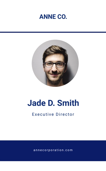 Free Modern Corporate ID Card Template to Edit Online