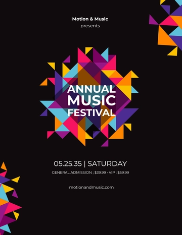 Free Abstract Polygon Flyer Template to Edit Online