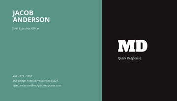 Free Quick Response Business Card Design Template to Edit Online