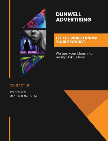 Free Advertisement Company Flyer Template to Edit Online