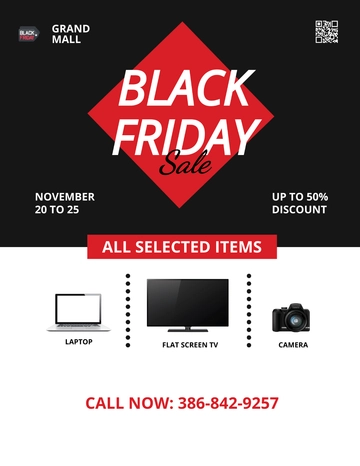Free Black Friday Big Sale Flyer Template to Edit Online