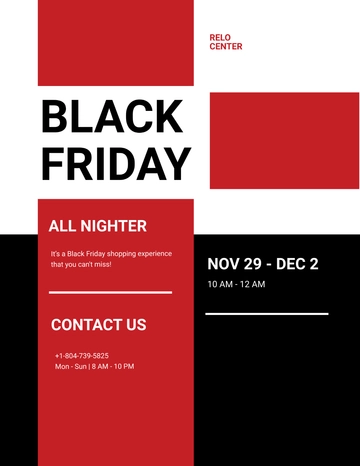 Free Black Friday Flyer Template to Edit Online