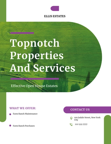 Free Farm Ranch Flyer Template to Edit Online