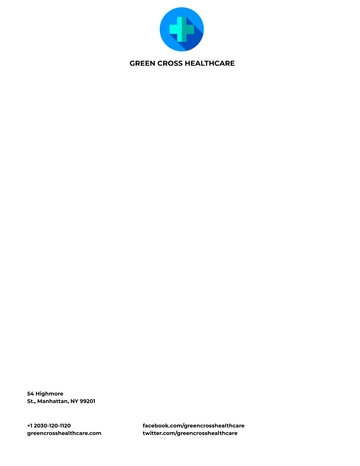 Free Healthcare Letterhead Template to Edit Online