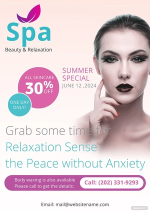 Spa eBook Cover Template