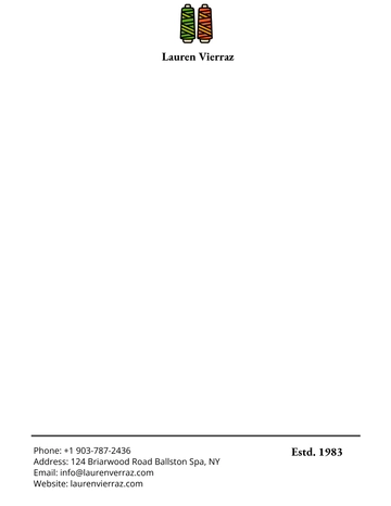Free Textiles Company Letterhead Template to Edit Online