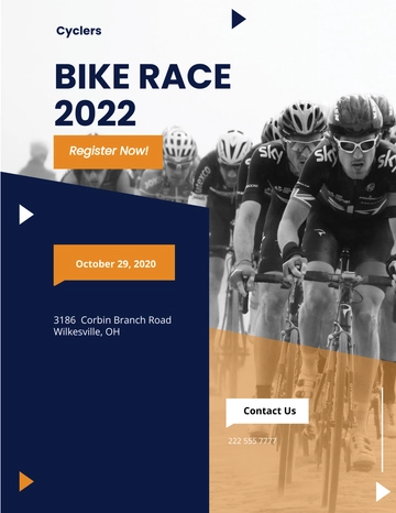 Free Bike Race Flyer Template to Edit Online