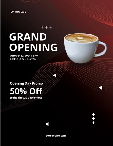 Free Cafe Restaurant Flyer Template to Edit Online