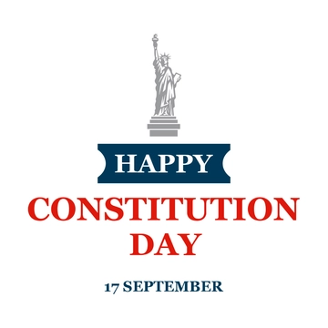 Free Constitution and Citizenship Day Promotional Clipart Template to Edit Online