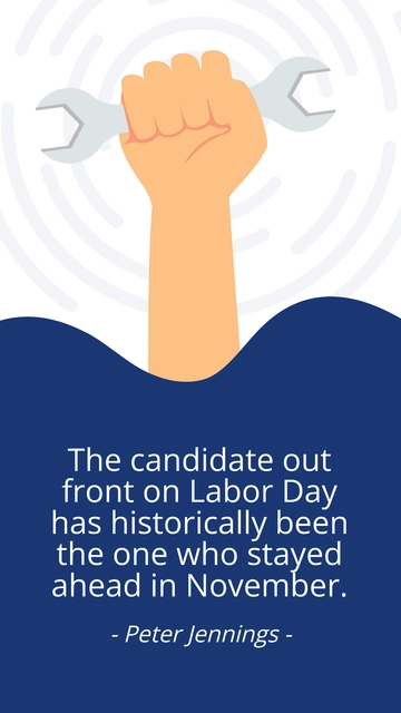 Free Labor Day Leader: Historical Trends for November Success Quote Template to Edit Online