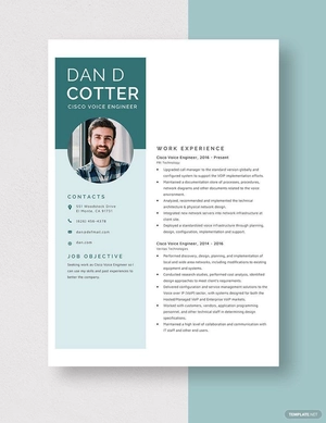 Cisco Voice Engineer Resume