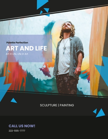 Free Artist Flyer Template to Edit Online