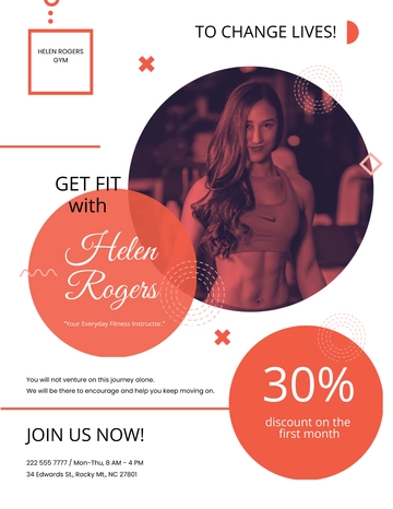 Free Body Fitness Flyer Template to Edit Online