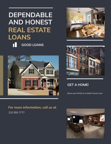 Free Mortgage Lender Flyer Template to Edit Online