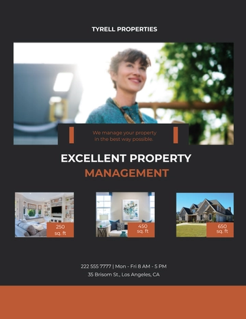 Free Property Management Maintenance Flyer Template to Edit Online