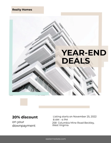 Free Realestate Mortgage Company Flyer Template to Edit Online