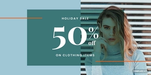 Holiday Collection Sale Blog Image Template
