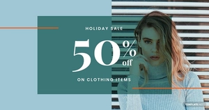 Holiday Collection Sale Facebook Post Template