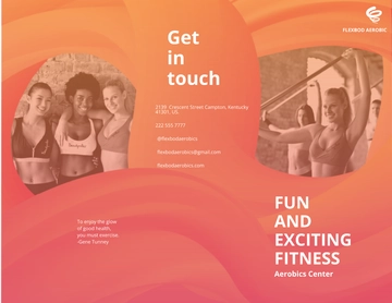 Free Aerobics Center Tri-Fold Brochure Template to Edit Online Free Aerobics Center Tri-Fold Brochure Template to Edit Online