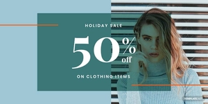 Holiday Collection Sale Twitter Post Template
