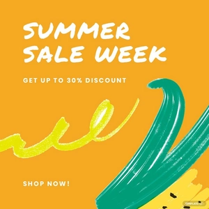 Summer Sale Instagram Post Template