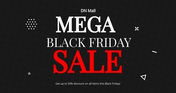 Free Black Friday Sale Facebook Post Template to Edit Online