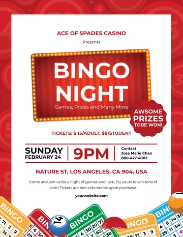 Free Bingo Border Flyer Template to Edit Online Free Bingo Border Flyer Template to Edit Online