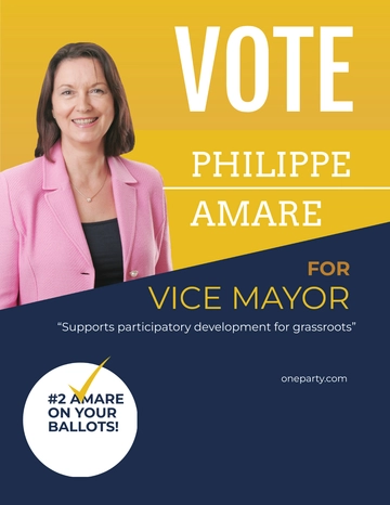 Free Printable Campaign Announcement Flyer Template to Edit Online