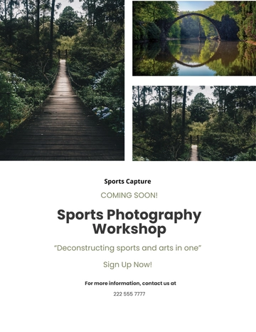 Free Collage Photography Flyer Template to Edit Online