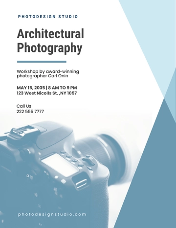 Free Corporate Photography Flyer Template to Edit Online