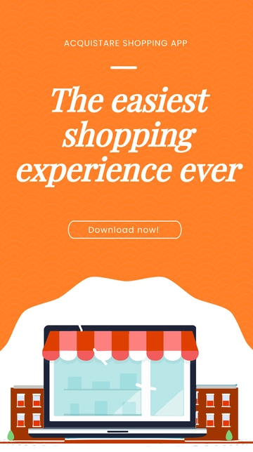 Free Shop App Promotion Whatsapp Image Post Template to Edit Online