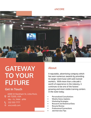 Free Corporate Training Flyer Template to Edit Online