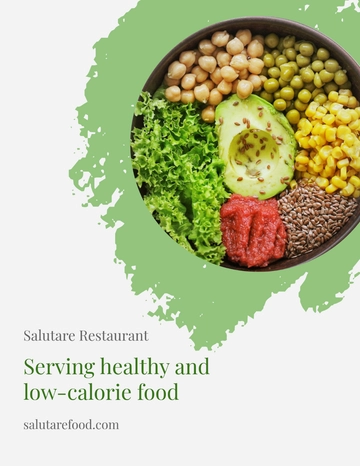Free Healthy Food Flyer Template to Edit Online