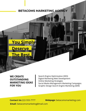 Marketing Flyer Template - Edit Online & Download
