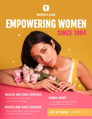 Women's Day Flyer Template - Edit Online & Download