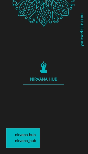 Free Yoga and Meditation Business Card Template to Edit Online