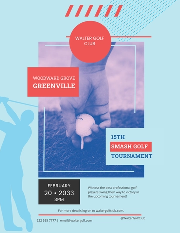 Free Modern Golf Flyer Template to Edit Online