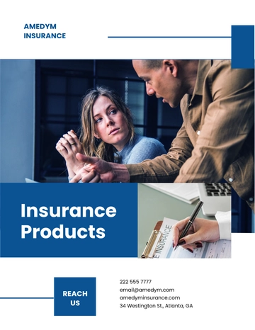 Free Insurance Company Business Flyer Template to Edit Online