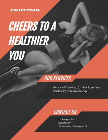 Free Personal Trainer Flyer Template to Edit Online