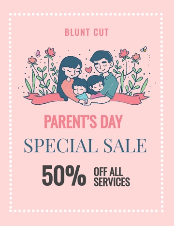 Free Parents Day Pinterest Pin Template to Edit Online