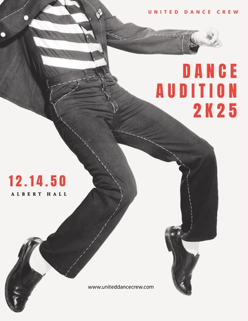 Free Dance Flyer Template to Edit Online