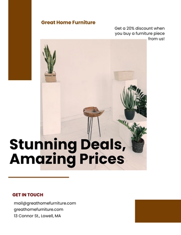 Free Furniture Flyer Template to Edit Online