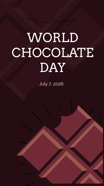Free World Chocolate Day Instagram Story Template to Edit Online Free World Chocolate Day Instagram Story Template to Edit Online