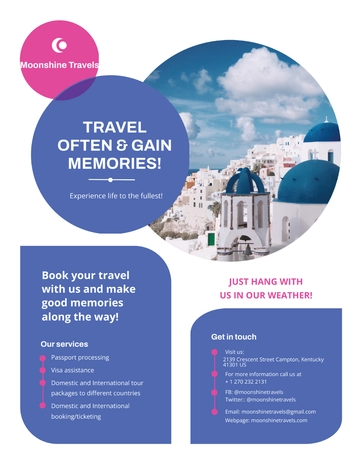 Free Vacation Flyer Template to Edit Online