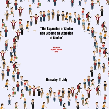 Free World Population Day Instagram Post Template to Edit Online