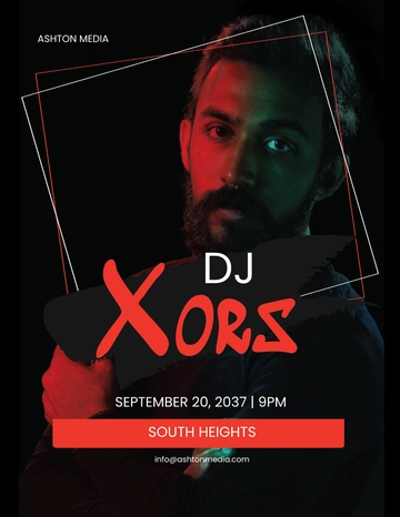Free Guest DJ Flyer Template to Edit Online