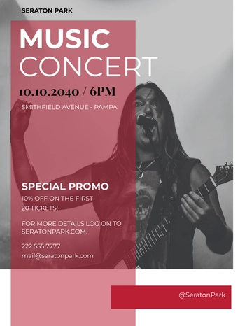 Free Music Concert Flyer Template to Edit Online