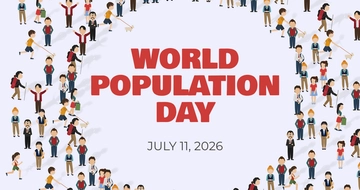 Free World Population Day Linkedin Post Template to Edit Online